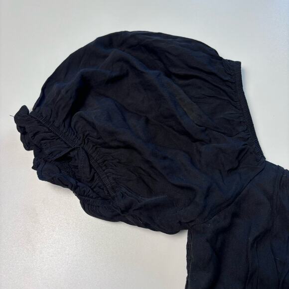 Urban Outfitters Women's Medium Black Crop Top Boned Corset Black - Picture 6 of 8